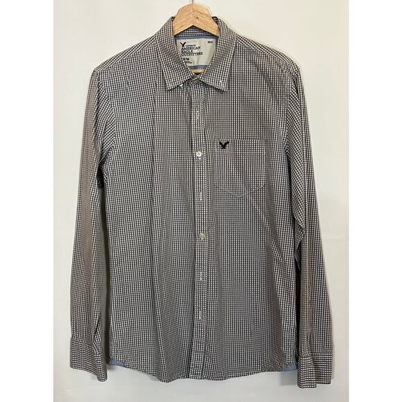 American Eagle Outfitters Vintage Fit Button-Down Long Sleeve size Medium - Picture 1 of 7
